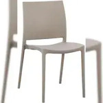 CLP Gartenstuhl Meton Kunststoff HBT: 81x42x49 cm taupe