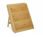 Relaxdays Gew&uuml;rzregal, Bambus, H x B x T: 29,5 x 30 x 26 cm, 3 Etagen,...