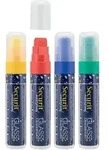 Securit&reg; 4er-Set Fl&uuml;ssigkreidemarker Waterproof &ndash; Gelb, Gr&uuml;n, Rot, Blau &ndash;