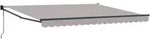 vidaXL Automatische Einziehbare Markise Hellgrau 400x300 cm