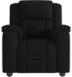vidaXL Massagesessel Schwarz Stoff