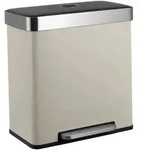 SVITA LT2X30 M&uuml;lleimer 60l Treteimer Tretm&uuml;lleimer Abfalleimer 2 F&auml;cher