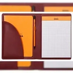 Rhodiarama Mappe f&uuml;r Block oder Notizheft A5, N&deg;16 17,5x23,5 cm - Weinrot...