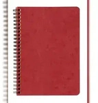 Clairefontaine 5x Spiralbuch Age Bag mit Innentaschen A5 liniert 60 Blatt - Rot