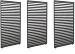 Mendler 3er-Set Aluminium Paneele f&uuml;r Pergola HWC-L46, Terrassen&uuml;berdachung,