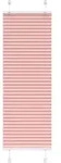 vidaXL Plissee Rosa 45x150 cm Stoffbreite 44,4 cm Polyester