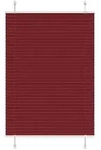 vidaXL Plissee Bordeauxrot 95x150 cm Stoffbreite 94,4 cm Polyester