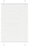 vidaXL Plissee Wei&szlig; 100x100 cm Stoffbreite 99,4 cm Polyester