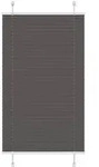 vidaXL Plissee Schwarz 80x100 cm Stoffbreite 79,4 cm Polyester