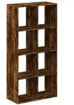 vidaXL Raumteiler-B&uuml;cherregal R&auml;uchereiche 69,5x29x137,5 cm