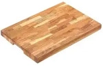 vidaXL Hackblock 50x35x4 cm Akazie Massivholz