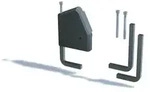 BACHMANN Haltewinkel DESK f&uuml;r Tischplattenst&auml;rke 50 bis 80mm