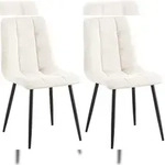CLP 2er Set Esszimmerstuhl Tilde creme/Cord
