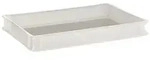 APS Teig- und Pizzaballenbeh&auml;lter 60 x 40 cm, H: 7,5 cm Polyethylen, wei&szlig;