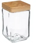 5FIVE - Glasbeh&auml;lter, quadratisch, 1,7 L in Beige