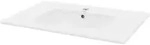 LuxeBath ECD Germany Einbauwaschbecken Keramik Wei&szlig; 810&times;465&times;175 mm, mit...