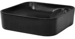 LuxeBath ML-Design Aufsatzwaschbecken Keramik Schwarz 43 &times; 43 &times; 12 cm,...