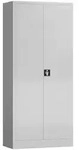 Mehrzweckschrank Spind Spindschrank abschlie&szlig;bar 1800 x 800 x 380 mm, lichtgrau