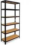 shelfplaza BLACK 180x40x45 cm Schwerlastregal in schwarz mit 6 B&ouml;den und 145 kg