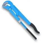 H&ouml;gert Zangenschl&uuml;ssel Rohrzange 45&deg; Eckrohrzange stufenlos verstellbar 430mm