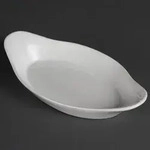 Olympia Whiteware ovale Gratinschalen wei&szlig; 23 x 13cm