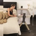 Cam il mondo del bambino Baby Beistellbett Sempreconte | f&uuml;r 0-9 kg | Grau | 8