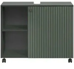 Ebuy24 PureBliss Waschbeckenunterschrank gr&uuml;n.