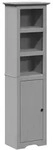 vidaXL Badschrank BODO Grau 44x30x160 cm