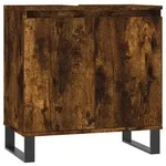 vidaXL Badschrank R&auml;uchereiche 58x33x60 cm Holzwerkstoff