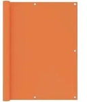 vidaXL Balkon-Sichtschutz Orange 120x600 cm Oxford-Gewebe