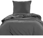 wometo Bettw&auml;sche Renforce Stone-Washed 155x220 & 80x80 100% Baumwolle -...