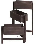 Mendler Pflanzregal T275, Standregal Blumenst&auml;nder Pflanzkasten, 65x108x15cm,...