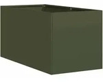 vidaXL Pflanzk&uuml;bel Olivgr&uuml;n 40x80x40 cm Kaltgewalzter Stahl