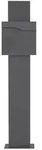 ML-Design ECD Germany Standbriefkasten Anthrazit Edelstahl 170 cm mit...