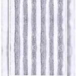 Arsvita Flauschvorhang 90x220 Unistreifen hellgrau - wei&szlig;