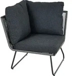 Siena Garden Kansas Lounge Ecksofa grau