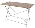 Lex Gartentisch Biergartentisch Balkon Gartenm&ouml;bel Akazienholz klappbar 120x60...