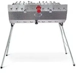 Grillpeter Mangal Set Taschkent Schaschlikgrill mit 11er Drehspie&szlig; Spie&szlig;e...