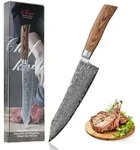 Wakoli EDIB Pro Damast Chefmesser Kiritsuke I 20cm Klinge I Pakkaholzgriff