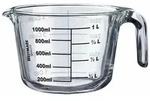 Westmark Messkanne, Glas, 1 L, offener Griff, 30632260