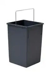 Hailo Inneneimer 1008879 dunkelgrau 15 Liter 230 x 220 x 350 mm mit Deckel