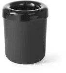 HENDI Tischabfalleimer oder Besteckhalter Schwarz, ⌀130x(H)160mm