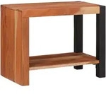 vidaXL B&uuml;cherregal 50 x 30 x 40 cm Massives Akazienholz