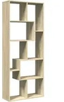 vidaXL Raumteiler-B&uuml;cherregal Sonoma-Eiche 67x25x161,5cm Holzwerkstoff