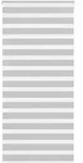 vidaXL Doppelrollo Hellgrau 105x200 cm Stoffbreite 100,9 cm Polyester