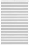 vidaXL Doppelrollo Hellgrau 140x200 cm Stoffbreite 135,9 cm Polyester
