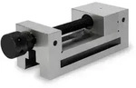EBERTH Pr&auml;zisionsschraubstock 100 mm, Spannweite 125 mm, aus Stahl,