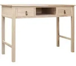 vidaXL Schreibtisch Natur 110 &times; 45 &times; 76 cm Holz
