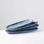 Gipfelst&uuml;ck Platte 34 x 11 cm 4er-Set, postsicher, Serie WILDE SCHLUCHT