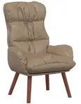 vidaXL Sessel Cappuccino 69 x 74 x 93 cm Kunstleder